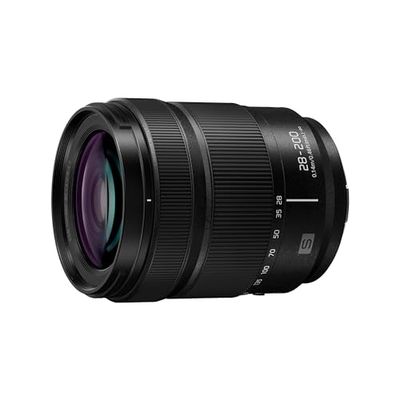 Panasonic Lumix S-R28200E 28-200 mm F4.0-7.1 Macro OIS, Obiettivo per Fotocamera Full Frame, Zoom Ampio e Lungo, Dual IS 2, Resistente a Polvere/Schizzi/Gelo, Ottimo per Video 4K, Nero