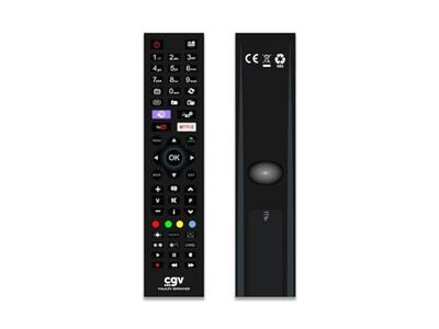 Universele tv-afstandsbediening met meerdere merken Fidelio MM zonder programmering voor AYA, Bluesky, First Line, Grandin, Hitachi, Proline, Qilive, Schaub-Lorenz, Schneider, Selecline, Techwood..