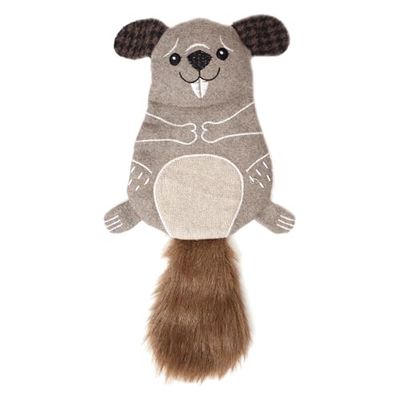 JACK AND VANILLA, Juguete de Peluche Castor de 33 cm, diseño Inspirado en la Naturaleza, Suave y Duradero, Ideal para Perros, Lavable, Ideal para Juegos interactivos, Modelo Forest Fluff
