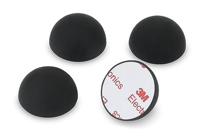 Dynavox Amortiguador de elastómero de Silicona ED32, Juego de 4 Unidades, Patas absorbentes universales para Dispositivos HiFi, Altavoces, amplificadores y Tocadiscos, Amortiguador de resonancia con