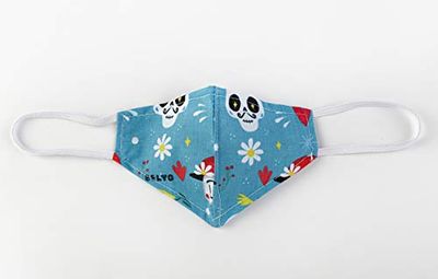 Ungdom hygienisk återanvändbar mask UNE 0065 rosa med libelulas