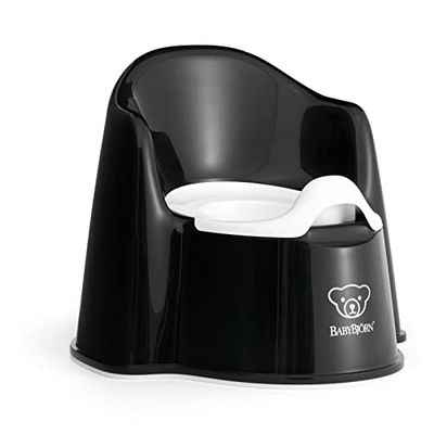 BabyBjörn Potty Chair, Zwart/Wit