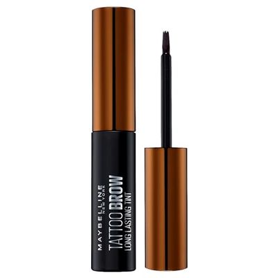 Maybelline New York Tattoo Brow, tinta para sobrancelhas, longa duração.