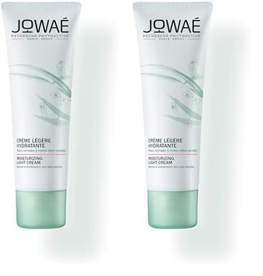 Jowaé - Crème Légère Hydratante à l'Eau de Fleurs de Sakura 40ml - Soin visage - Toutes peaux - Peaux sensibles - 88% d'ingrédients d'origine naturelle - Réhydrate - Repulpe - Désaltère (Lot de 2)