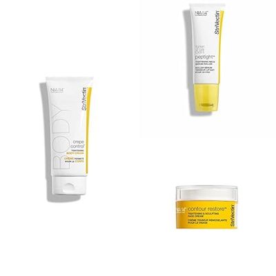 StriVectin Whole Body Moisturise & Tighten Kit | Crepe Control Lift (200ml), Super C Face Serum (30ml), Contour Restore Eye Cream (50ml) & Firming Hand Cream (30ml)