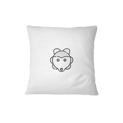 Bona Basics, Fodera decorativa per cuscino, decorazione per la casa, per divano, caffetteria, Dimensioni: 45X45 cm, Colore: Bianco