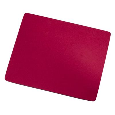 Hama Muismat (Mousepad 22,3 x 18,3 cm, ultradun, ideaal voor kantoor of videogames, antislip onderkant, duurzaam) rood
