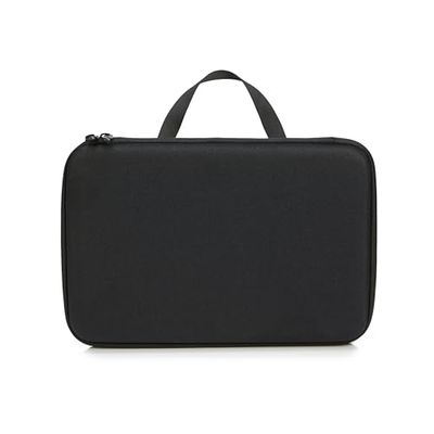 Amazon Basics Estojo de proteção grande para GoPro e câmaras de ação com espuma interna, portátil e leve, 33 x 22,9 x 6,4 cm, preto, sólido