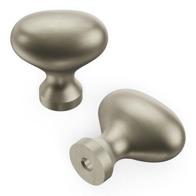 Hickory Hardware 1–1/10,2 cm Williamsburg Placard, acier inoxydable, 3,2 cm