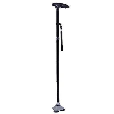 GIMA 43045 Selfie med sugproppar och ljus LED, svart