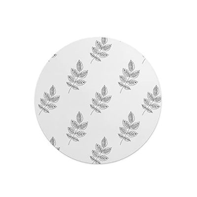 Questo Casa, Tapis de Souris Rond imprimé numérique avec Fond antidérapant pour Bureau et Maison Diamètre 22 cm