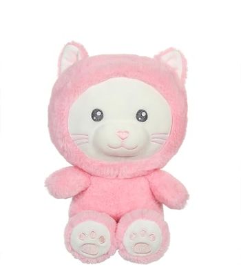 Gipsy Toys Pluche dier kat Hoody Pets – 24 cm – poederroze
