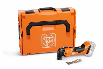 Fein Multimaster a batería AMM 500 Plus AS, MultiTool con hoja de sierra bimetálica para madera, metal y plásticos. Compatible con baterías AMPShare/BOSCH 18V,sin cargador y baterías