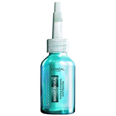 L'Oréal Paris Bright Reveal Peeling Scrub Anti-Macchia, per Tutti i Tipi di Pelle, Post-Acne e Macchie Scure con Niacinamide e 25% AHA + BHA + PHA, 25 ml