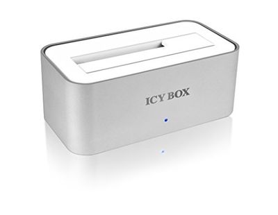 Icy Box - Ib-111stu3-wh - Base (sata, 63, 5, 88, 9 mm (2,5, 3,5"), 0,8a, 24 w, branco, HDD, potência)