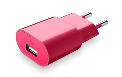 Cellularline | Caricabatterie da Rete | Caricabatterie da rete veloce 10W colorato