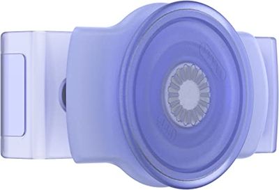 PopSockets Estiramiento Deslizante con Bordes Cuadrados: Agarre y Soporte para teléfonos y Fundas, Quitar y reposicionar, Parte Superior Intercambiable, Color Periwinkle Profundo
