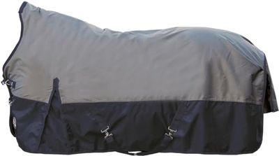 HKM Louisville Couverture de cheval Gris/Noir 165 cm