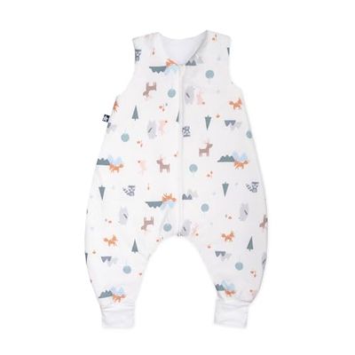 Julius Zöllner Kombinezon do spania z dżerseju z bawełny, Made in Germany, Little Fox, 48-60 miesięcy/rozmiar 104