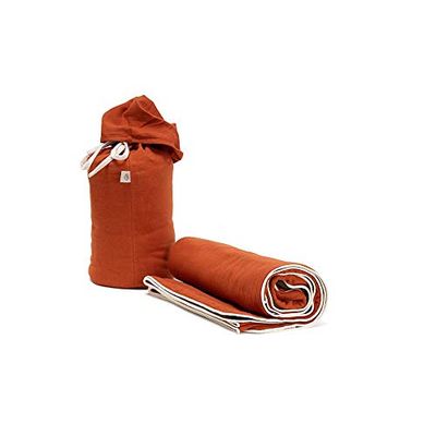 Himeya Comfort Flannel Clay Red, Throw Blanket, 130 x 170 cm