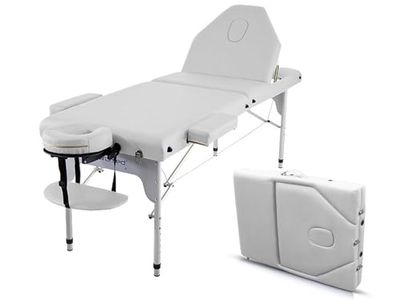 QUIRUMED ELITE aluminium klapbed, 186 x 66 cm, wit