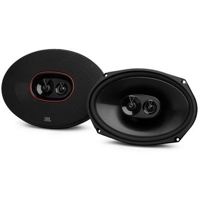 Cassa JBL Club 964M Gen 3 - Casse Ovali per Auto a 3 Vie da Harman Kardon - Upgrade Superiore del Altoparlanti 6x9 ovale: 255W, alta sensibilità, bassi intensi e risposta alle alte frequenze imponente