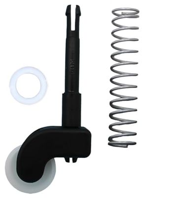 Wedo Replacement Roller for Plastic Stool Step, Complete Set consisting of Roller, Spring and Locking Ring