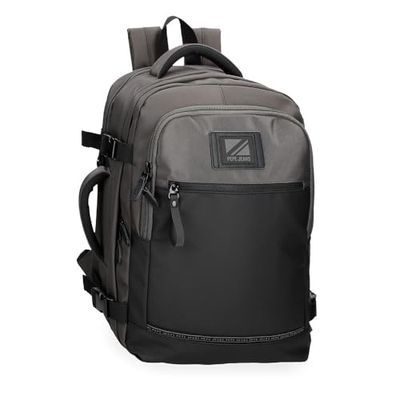 Pepe Jeans Stratford Sac à dos pour ordinateur portable Gris 25 x 40 x 17 cm Polyester 17 L, gris, Talla única, Sac à dos pour ordinateur portable