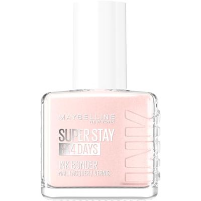 Maybelline New York Super Stay Ink Bonder Nail Lacquer, Hard Gel-Like Colour, Chip-Resistant, Up to 14 Day Wear, Shade 78: Porcelain, 12ml