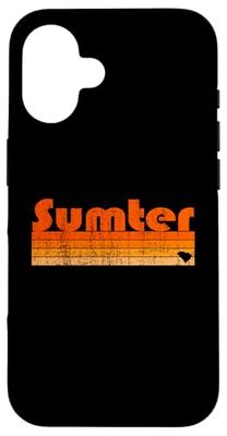 Sumter, SC Retro 80s Style Case for iPhone 16