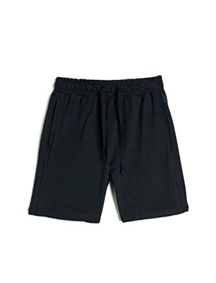 Koton Boys Shorts Basic Trekkoord Zakken Katoen, marineblauw (Na1), 6-7 Jaar