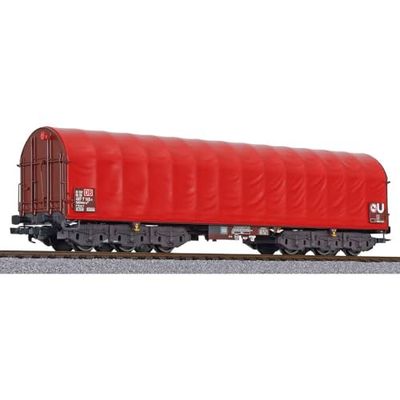 Liliput L235796 H0 DB AG Chariot de transport avec capot coulissant et numéro de référence