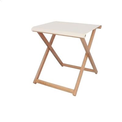 Aranaz Tabouret Directeur Vernis sans Toile, 46x50x46