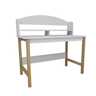 WELL HOME MOBILIARIO & DECORACIÓN Bureau, 108 x 120 x 60 cm, eiken saffier & natuur