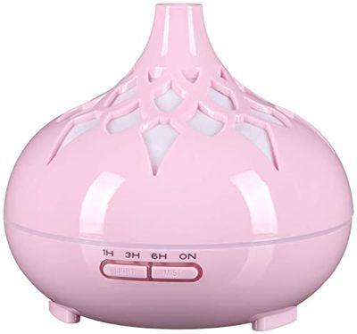 SIXTOL Palm Aroma Difuzer 500 ml, ultrasone luchtbevochtiger, voor luchtbevochtiging en geur van thuis, slaapkamer, kantoor, aromatherapie, voor etherische oliën