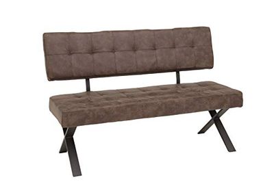 Apollo Donna-serien i vintage brun Bank m.L. 61 x 140 x 93 cm BRUN