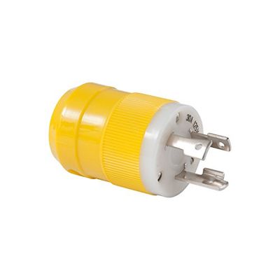 Marinco 305CRPN Mannelijke stekker, 30A 125V, Geel
