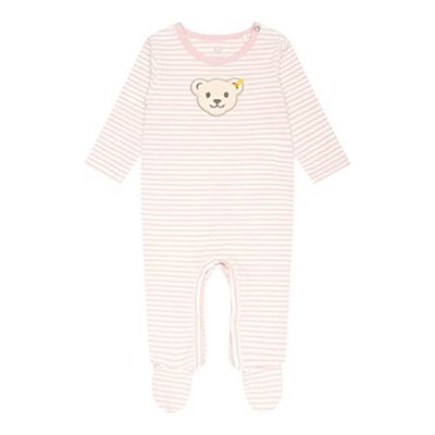 Steiff Unisex baby basic småbarn pyjamas, Silverrosa, 50 cm