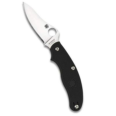Spyderco Volwassen mes UK ICHTgewicht rechte kant met Drop Point lemmet
