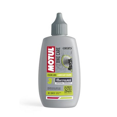 Motul Lubricante de Cadenas de Bicicletas Off-Road para Condiciones Secas, Antidesgaste, Resistente al Agua y al Óxido, Botella con Aplicador de Gotero, Bike Care Chain Lube Dry Off Road, 100 ml