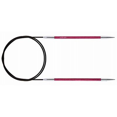 KnitPro Royale: Agujas de Tejer Circulares: fijas: 100 x 4 mm, Madera de Abedul, latón, Multicolor, 4,00 mm