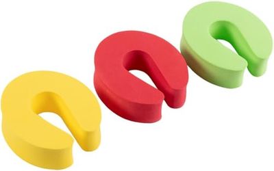 Poupy - Tope de puerta, Protección para bebés, Evita cierre completo, Reduce riesgo de accidentes, Colores surtidos, Neopreno