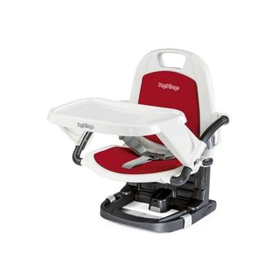 Peg Perego assento elevado para comer rialto, morango. Alçador de assento para bebé. Cadeira de viagem portátil