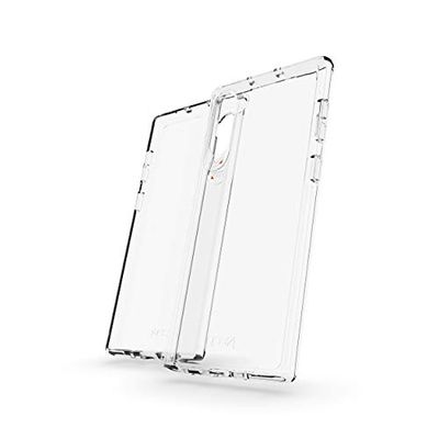 Gear 4 Crystal Palace - Custodia protettiva per Samsung Galaxy Note 10 Max, protezione avanzata dagli impatti con tecnologia D3O integrata, anti-ingiallimento, trasparente