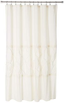 Comfort Spaces bath curtains, Tessile, avorio, 72"x72"