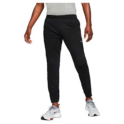 Nike Men's Full Length Pant M Nk DF Chllgr Knit Pant, Black/Reflective Silv, DD5003-010, S