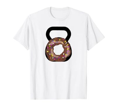 Kettlebell Donut funny Donut Kettebell workout Maglietta
