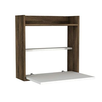 Alphamoebel Bureau d'ordinateur 3542 I Blanc Noyer