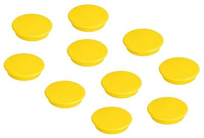 Franken HM20 04 - Magnete, 24 mm, 300 g, colore giallo, 10 Pezzi