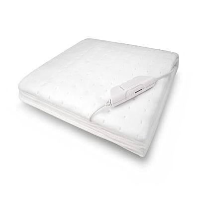 medisana HU 662 Sottocoperta elettrica, 150 x 80 cm, protezione da surriscaldamento a spegnimento automatico, 6 impostazioni di temperatura, lavabile, scaldamaterasso adatto a tutti i materassi